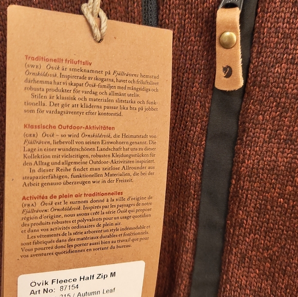 Fjallraven - Ovik Fleece Half Zip M - L - Picture 3 of 5